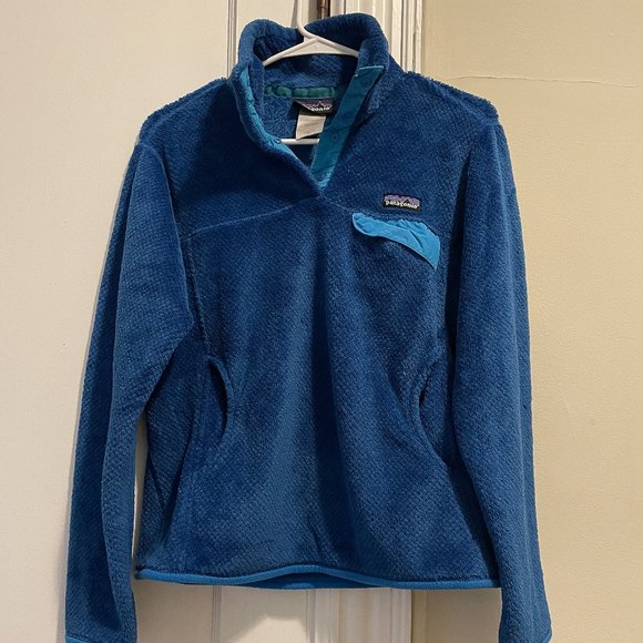 Patagonia Tops - Patagonia Fleece - Blue - Women's Size Medium
